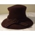 Vintage Memar Italian  Brown Bucket 100% Wool Hat Size M  Size Medium M FS  eb-02053750